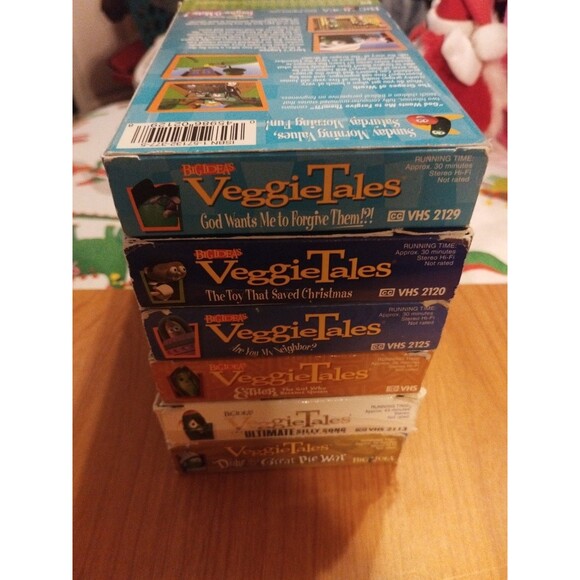 VeggieTales VHS Tapes Lot Of 6.  Big Idea. Christian - Picture 4 of 6